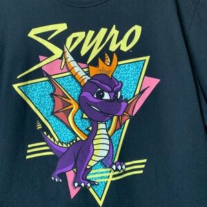Spyro The Dragon Retro Video Game Graphic T-Shirt